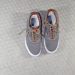 Polo by Ralph Lauren Vaughn Men’s Size 9 Grey Sneakers